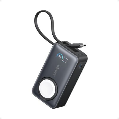 Anker MagGo Power BankApple Watch Officially Certified 10,000mAh Compact Battery