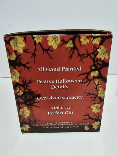 Taza de café cerámica con mango de espantapájaros calabaza Halloween - Imagen 10 de 10