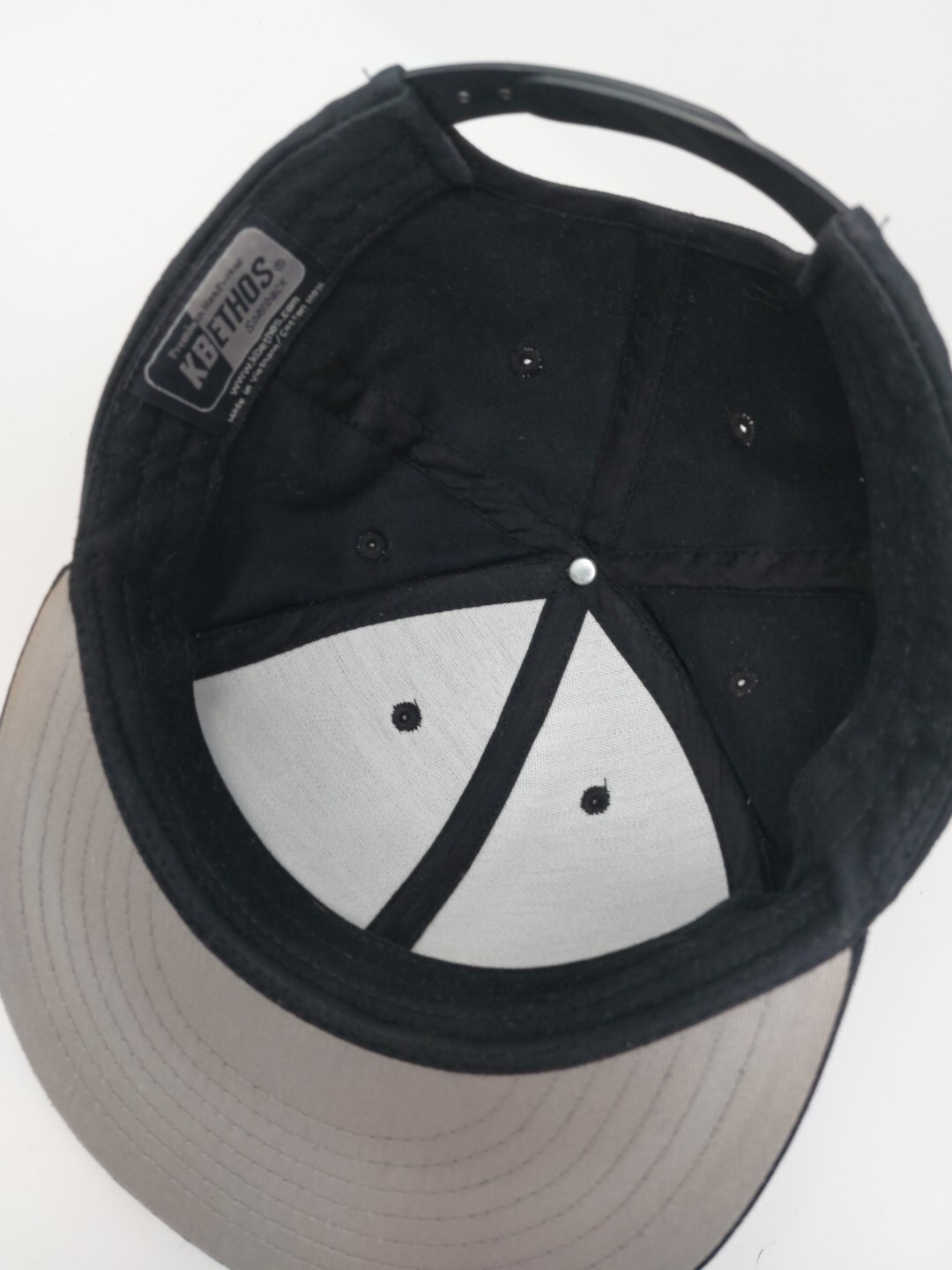 Solid Plain Black KB Ethos Snapback Hat Adjustabl… - image 8