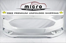 2017 2018 FORD FUSION FRONT BUMPER COVER OEM PAINTED OXFORD WHITE HS7Z17D957APTM