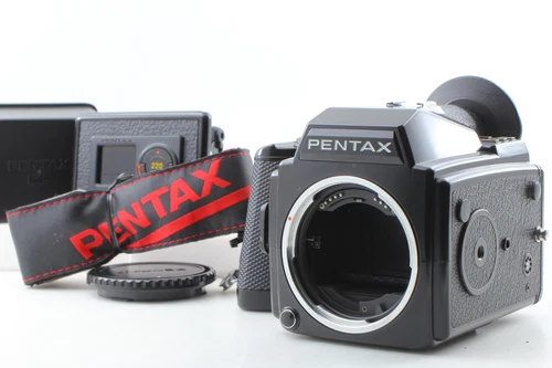 [Top MINT] Pentax 645 Medium Format Camera Body +120 +220 Film Back From JAPAN