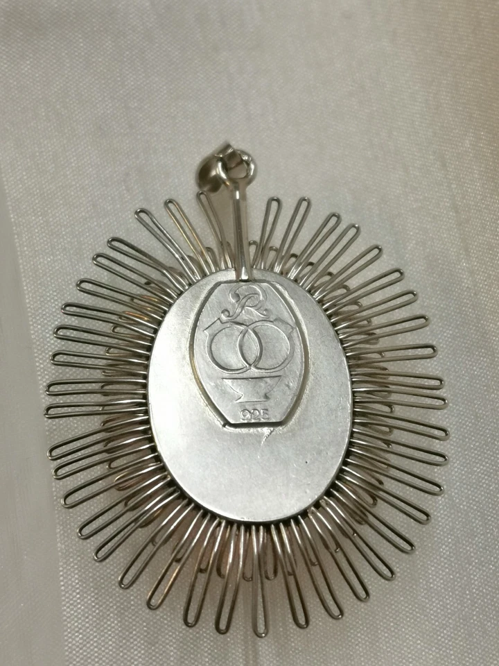 Wunderschöne Anhänger 925 Silber Filigran Arbeit Rosenquarz Edelstein - Bild 4 von 4