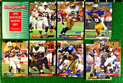1995 Skybox Impact Rookie Bonus Set (8) SP RC