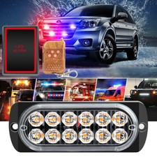 Telecomando Wireless Luce Strobo LED Scooter Luce di Segnalazione Flash Indicatore 1pz