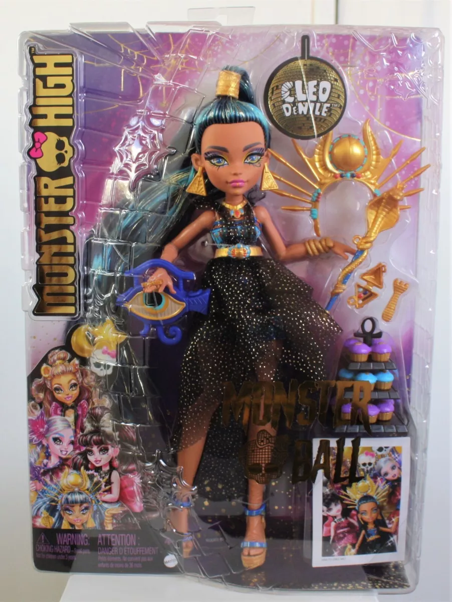 Mattel Monster High Monster Ball Cleo De Nile Fashion Doll A9