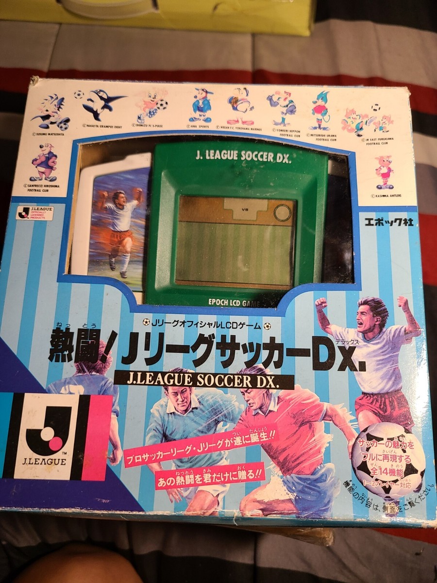 EPOCH LCD Game J League Soccer DX Pocket Console Vintage Tested