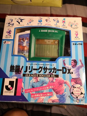 EPOCH LCD Game J League Soccer DX Pocket Console Vintage Tested