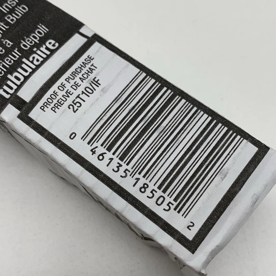 (3-Pack) Sylvania 25T10/IF Tubular Appliance 25W Lamp Light Bulb Frost 130V E26 - Image 3 of 4