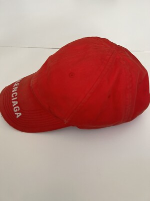 RARE Balenciaga Baseball Cap With Embroidered Logo Size  display picture 1