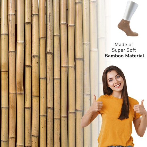 Cosyfeel® Women Loose Diabetic Ankle Socks 4-Pack Bamboo Material Seamless Toe - Picture 201 of 231