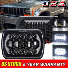 Brightest 5x7 7x6inch Rectangle Led Hilo Headlight Drl For Toyota Pickup Truck
