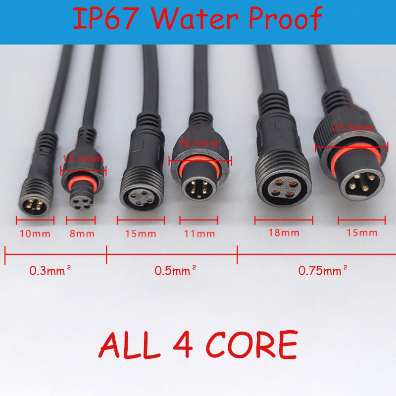 Wasserdichte KFZ Steckverbindung Stecker Kupplung Auto Motorrad Wasserdichte KFZ Steckverbindung Stecker Kupplung Auto Motorrad
