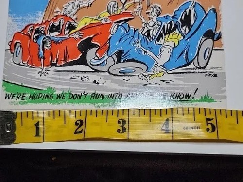 Highway Humor Comic PostCard Frye & Smith H-403 UNPOSTED 1950'S-60'S - Picture 5 of 10