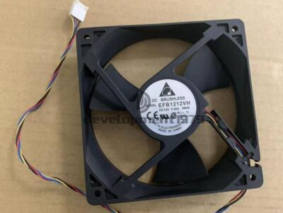 1x Für Delta EFB1212VH 12V 0.58A 12CM 12025 Four-Wire Temperaturregler Lüfter