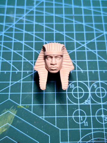 Escultura de cabeza 1:12 Egipto Kang Conquistador Jonathan Majors ajuste 6"" mezco ML juguete corporal - Imagen 1 de 5