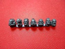 Warhammer 40k Space Marines Intercessors Bare Heads x7 Bits Spares