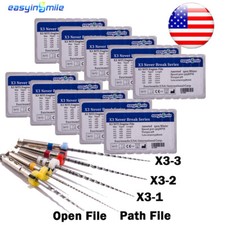 10PK Dental Endo Rotary File X3 Niti engine Files 25mm Endodontic file No break