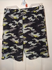 Eddie Bauer Boys Shorts Swim Trunks Medium Camoflage Youth Kids Swimwear