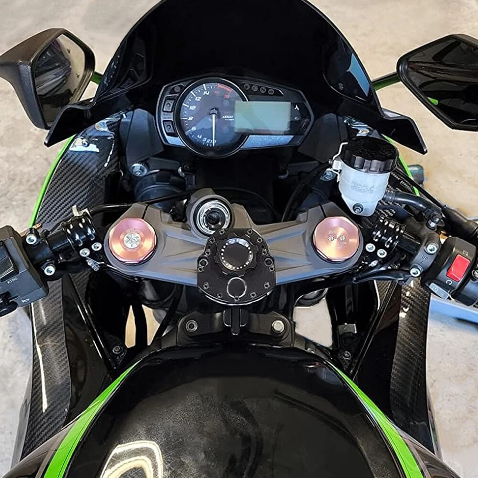 Aftermarket Fit For DUCATI 996 / R 2001 53mm 360° Adjustable Clip Ons Pair Kit  - Image 3 of 4