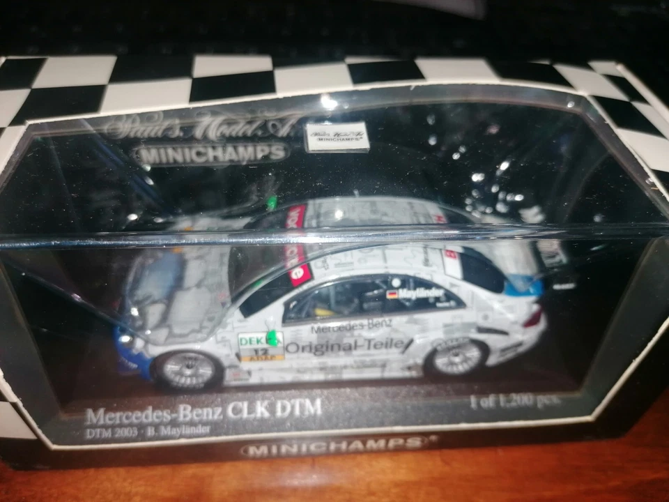 Minichamps 1/43 Mercedes CLK DTM #12 DTM 2003 B. Maylander 400 033212 - Immagine 2 di 3