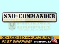 1979-90 Dodge D100150200250350 Sno-commander Power Wagon Snow Plow Decal