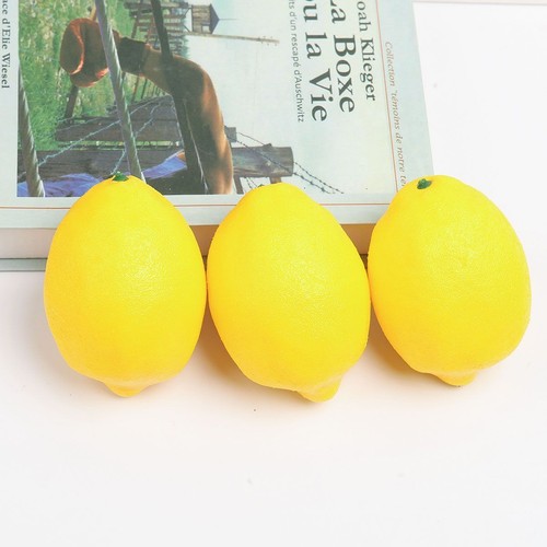 12x Falsos Limones Artificiales Limón Decoración Cocina Imitación Falsa Fruta Limones Decoración - Imagen 7 de 15