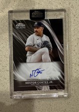 NESTOR CORTES Jr. 2024 Topps Chrome Black Encased Auto #CBA-NC  New York Yankees