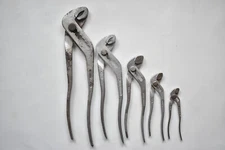 5 Vintage Bahco Sweden Slip Joint Multi Grip Adustable Water Pump Pipe Pliers