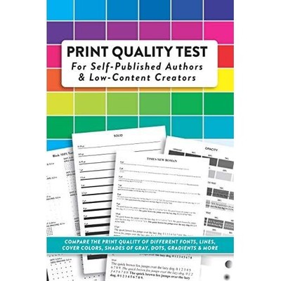 Druckqualitätstest für selbstveröffentlichte Autoren & Low-Con - Taschenbuch NEU LLC, gewinnen