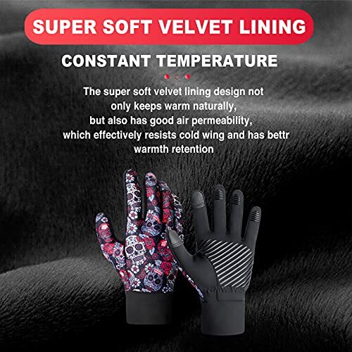 Winter Gloves Touch Screen Water Resistant Medium (WomenM/MenS) Surge