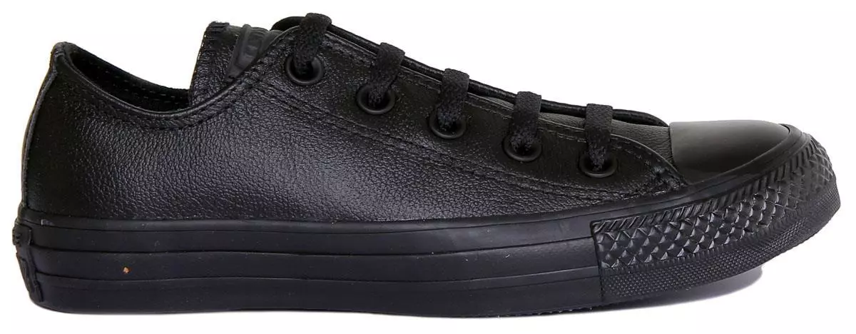 Converse 135253 Ct As Ox Unisex Leather Sneakers In Black Size US