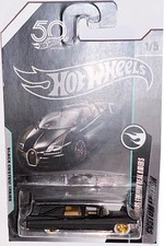 Cadillac Hearse Custom Hot Wheels/Matchbox serie nera con piloti reali *