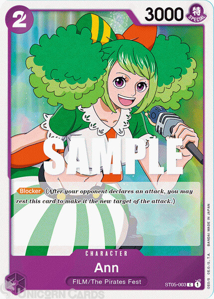ST05-003 Ann :: Common One Piece TCG Card
