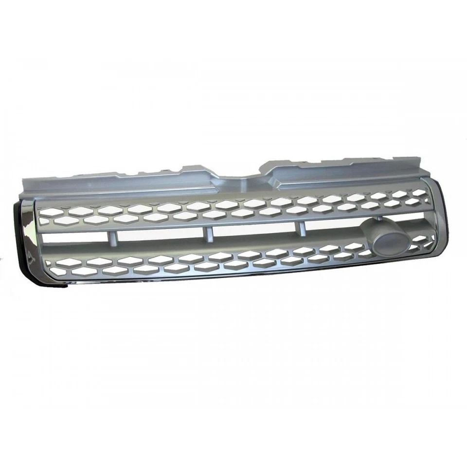 Parrilla de parachoques delantera plateada para Land Rover Range Rover Evoque 2012-2015 Foto 3 de 4