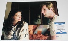 KATIE HOLMES ACTRESS SIGNED THANK YOU FOR SMOKING 11X14 PHOTO BECKETT COA BAS