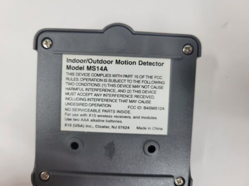 NEW - X10 EagleEye Active Home Indoor/Outdoor Motion Sensor Model MS14A-C - Picture 3 of 5