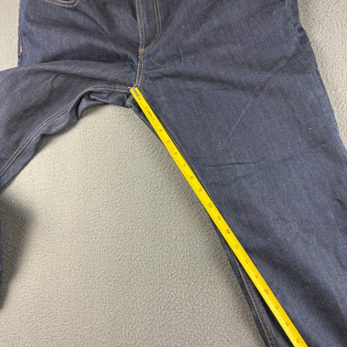 LL Bean Jeans Men's 36x27* Blue Double L Dark Wash Stretch Nylon Blend Classic - Picture 11 of 13