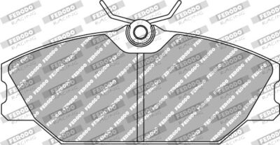 Ferodo Racing FCP406R Bremsbelagsatz, Scheibenbremse für ALPINE PEUGEOT RENAULT