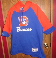 Denver Broncos Pullover Hoodie Throwback Mens 2XL ORANGE CRUSH SWEATSHIRT M N