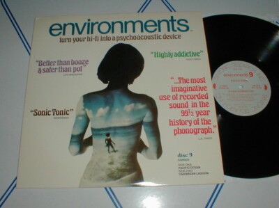ENVIRONMENTS 1979 LP Turn Your Hi-fi Into A Psychoacoustic Device PACIFIC OCEAN