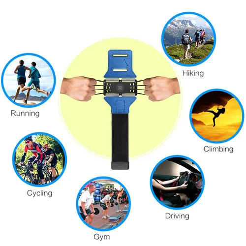Telefon komórkowy Sportowy uchwyt na opaskę Bieganie Jogging Trening Siłownia Rower iPhone Galaxy - Zdjęcie 42 z 72