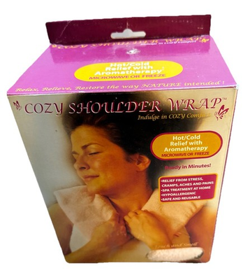 #ad #ad Nature’s Way Heat Cold Neck Cozy Shoulder Wrap Lemongrass Lavender Chamomile $25.00