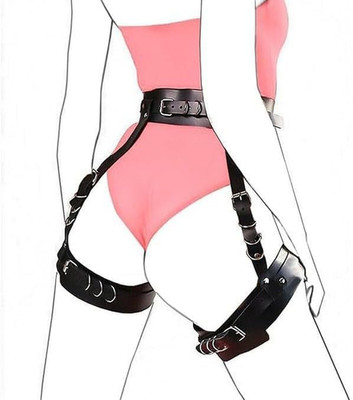 Women'S Punk Leather Leg Harness Thigh Holster Punk Gothic Bondage Costumes Harn
