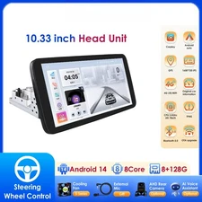 Car Radio Multimedia Player Detachable Panel 10.33" Wireless Carplay Android