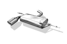 FOX Racing Sportanlage ab Kat 2x76mm für Audi A3 Typ 8P mit serienmäßigem VSD