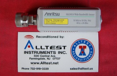 Anritsu MA2491A Wide Bandwidth Sensor 50 MHz to 18GHz | eBay