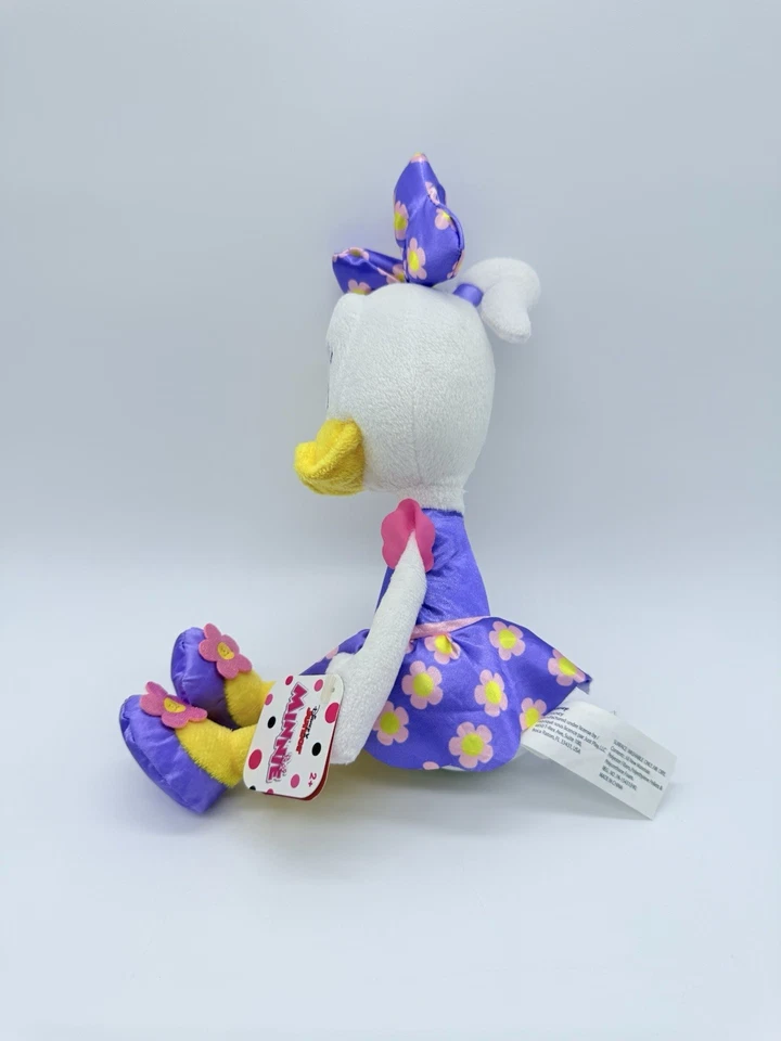 Disney Junior Vestido Flor Púrpura Pato Margarita 12" Juguete de Peluche Flores Foto 3 de 4