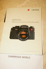 LEICA R6.2 44 PAGE INFORMATION BROCHURE LEAFLET PRINTED in GERMANY 4/1997