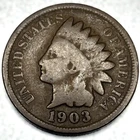 1903 Indian Head Cent Penny Good Condition 1c One Cent US Coin- 0822