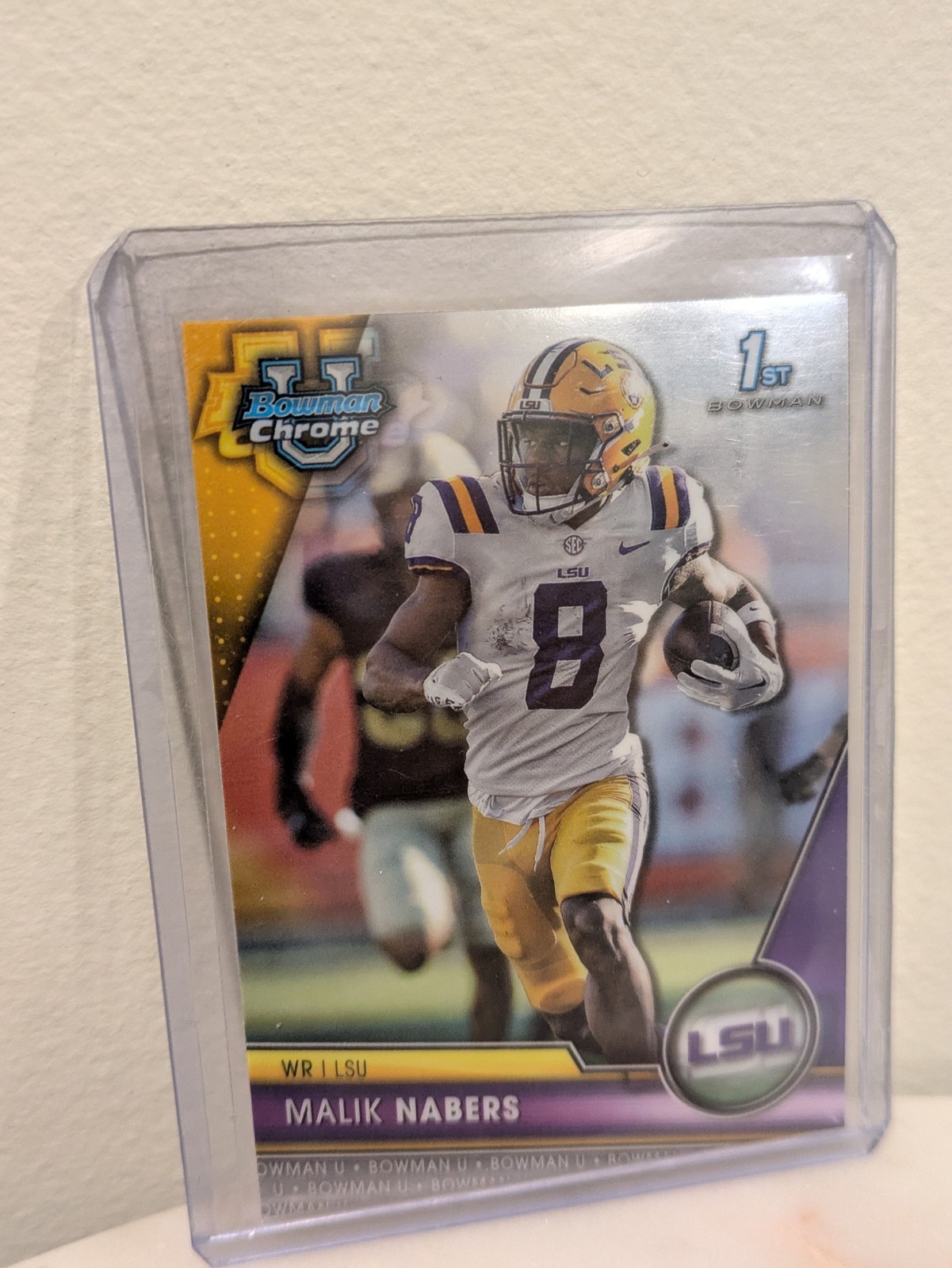 2023 1st Bowman U Chrome Malik Nabers #74 Refractor